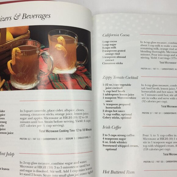 Vintage 1998 General Electric The Microwave Cookbook Cooking Made Easy Recipes - Picture 6 of 12